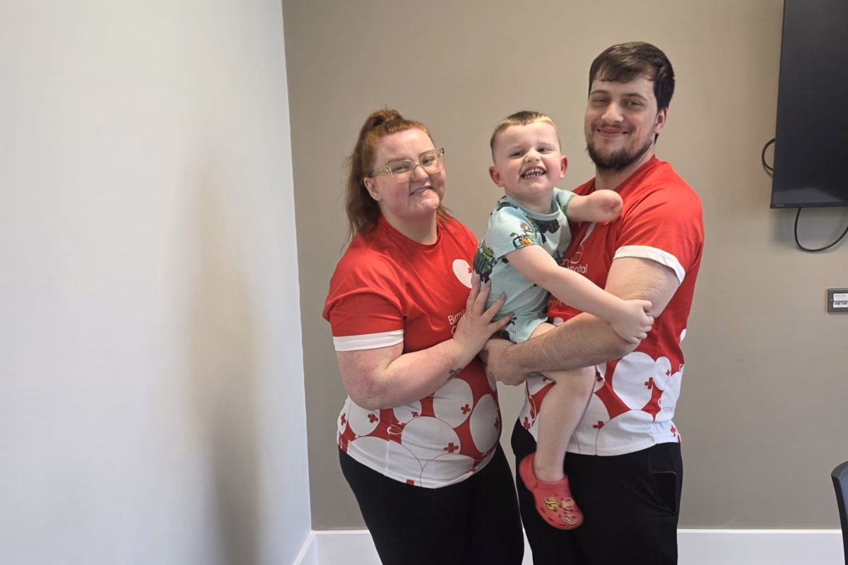 Libby Reynolds (left), Ritchie (centre) and George Bowman (right)