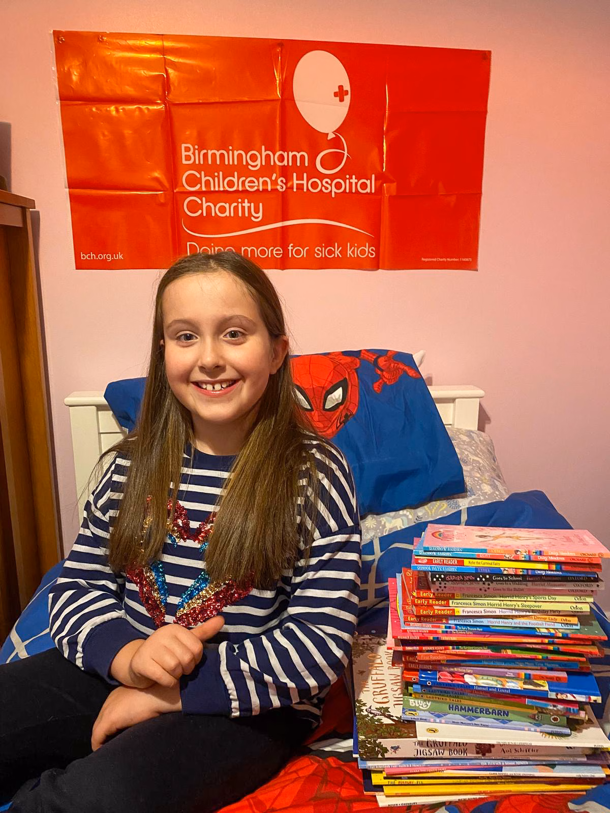 fundraiser selling books to raise money for our charity